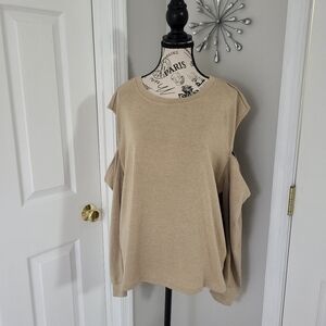Open Shoulder Sweater